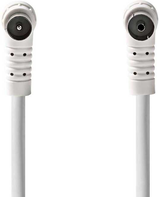 Koaxial Kabel 120 dm 4-fach geschirmt 3m weiß 