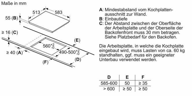 iQ300 Induktionskochfeld 60 cm Schwarz mit Rahmen aufliegend 