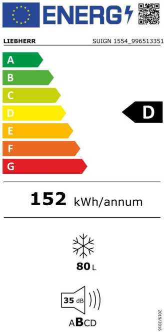 Gefrierschrank SUIGN 1554 Premium NoFrost 
