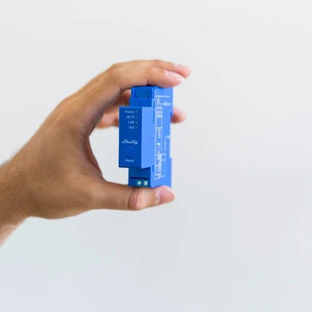 Professioneller 1-Kanal-DIN-Schienen-Smart-Schalter m. potentialfreien Kontakten 