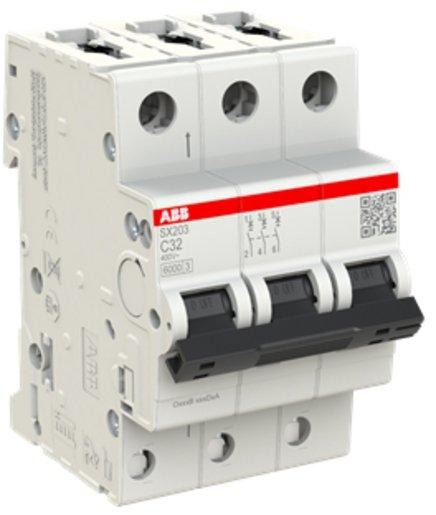 LS-Schutzschalter 3-polig 6kA C-Char 32A 3TE 