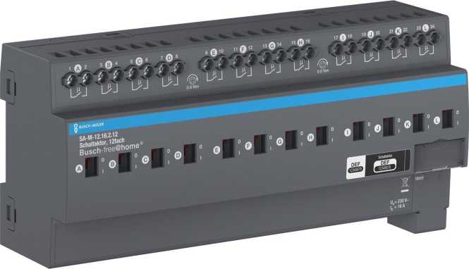 Schaltaktor 12-fach 16 A REG 