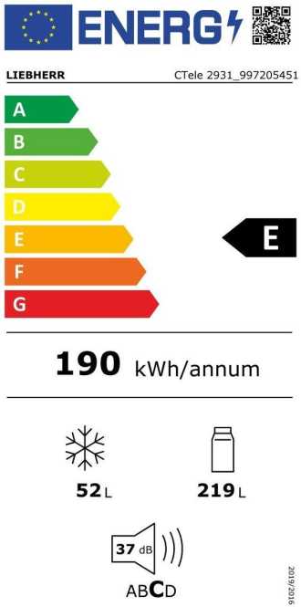 Kühl-Gefrierkombination mit SmartFrost CTele 2931 