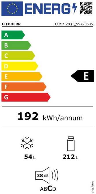 Kühl-Gefrierkombination mit SmartFrost CUele 2831 
