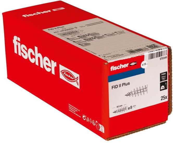 Dämmstoffdübel FID II Plus 80 mm 