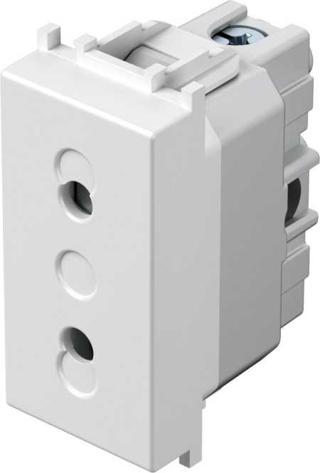 Steckdose Euro+KS 2P 10A 250V 1M 