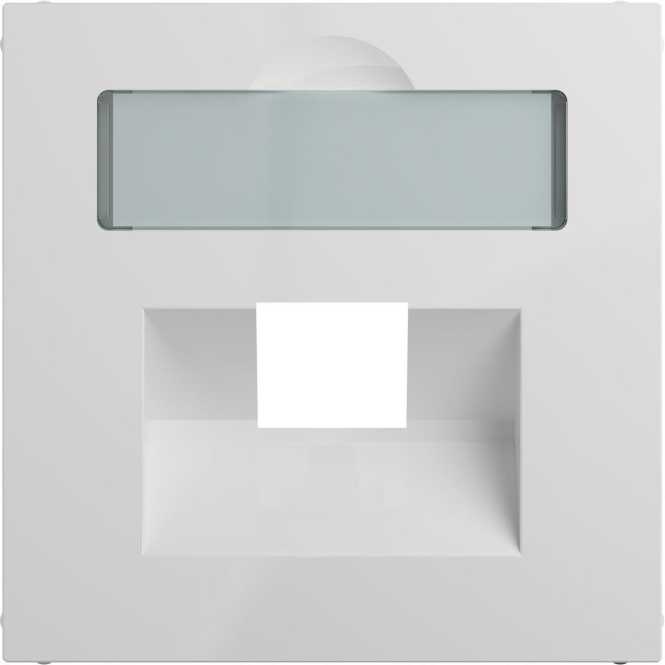 SEANO Abdeckung 1x RJ45 für Datendosen Fremdfabrikate Farbe: Ultraweiß 