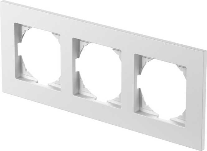 Rahmen LOGIQ FLAT 3-fach polarweiß 