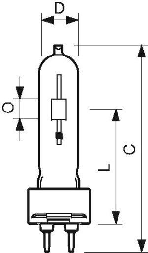 Metallhalogendampflampe MASTERColour CDM-T 70W/942 G12 