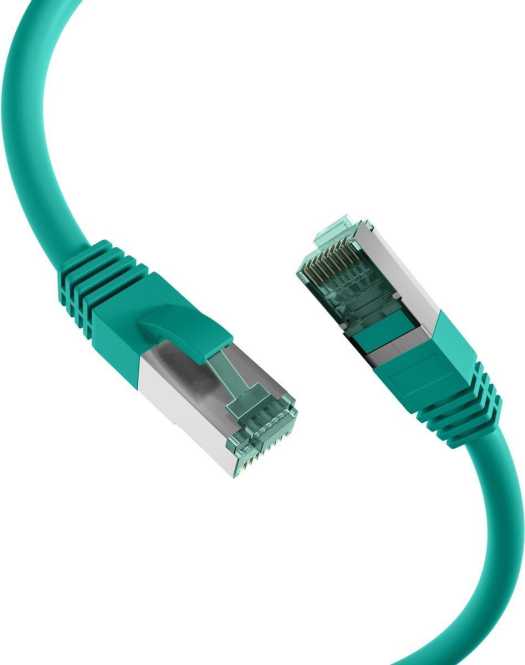 RJ45 Patchkabel S/FTP Kat.6A LSZH 3m grün 