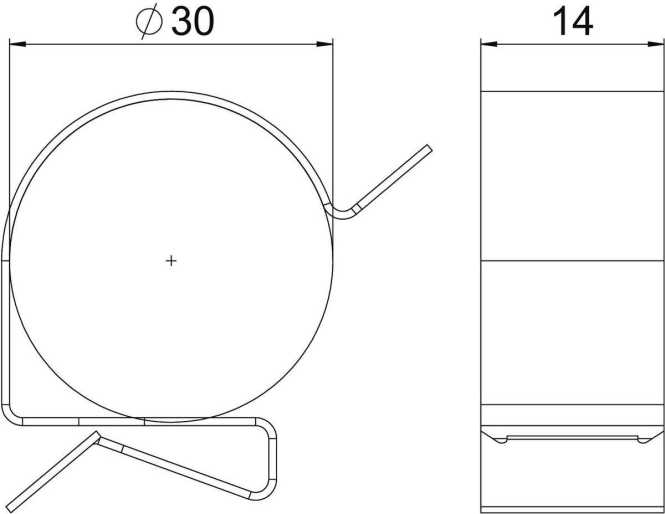 Trägerklammer für Kabel 25-30mm 1-4mm Stahl Zinklamelle 