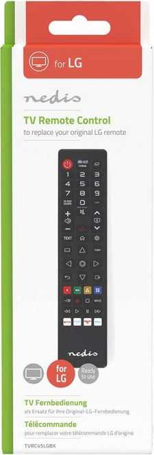 Ersatz Fernbedienung Passend für LG vorprogrammiert schwarz 