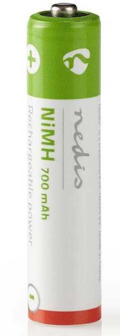 Wiederaufladbarer Ni-MH-Akku AAA 1,2VDC 700mAh 4-Blister vorgeladen 