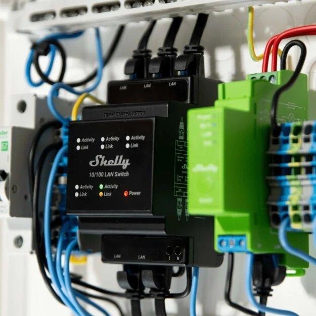 LAN Switch für die DIN-Schiene 