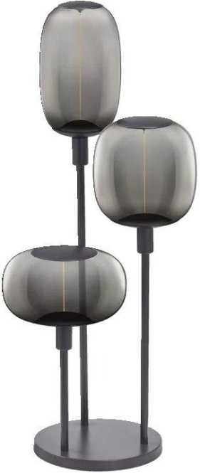 Stehleuchte Dunkelgrau 3x E27 