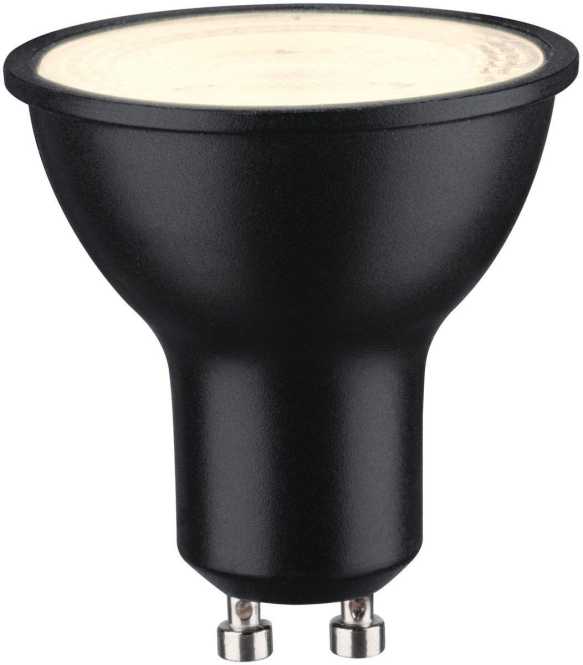LED GU10 750lm 2700K 36° schwarz matt dim 8W RAL9004 