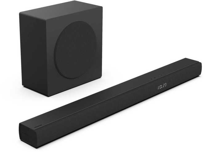 3.1-Kanal Soundbar mit Drahtlos-Subwoofer 