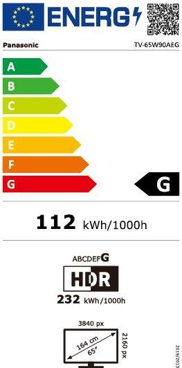 Fernseher 4K Full-Array-LED-TV TV-65W90AEG 