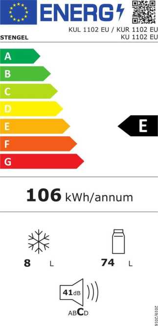 Miniküche Easyline Elekektrokochfeld links - Spüle rechts RXME 100 SO SI-KABEL 