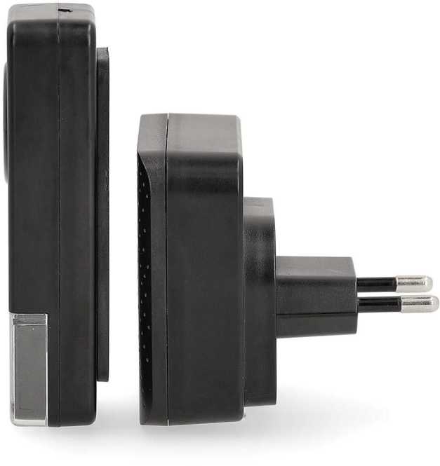 Drahtloses Türklingel Set DOORB310BK2 schwarz 