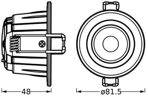 Strahler Spot Combo Adjust V 6W Cps Dim 60° IP65 weiß 