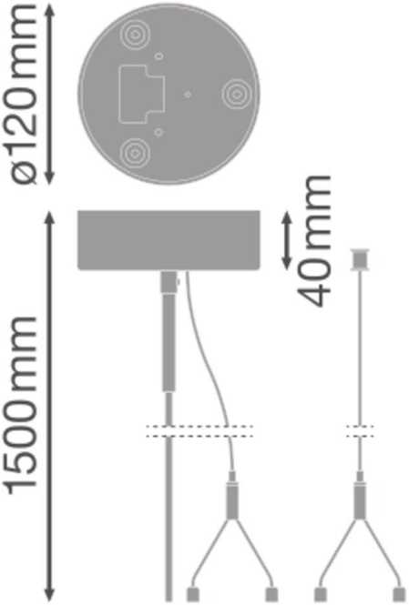 Zubehör Linear Indiviled Suspension Kit schwarz 