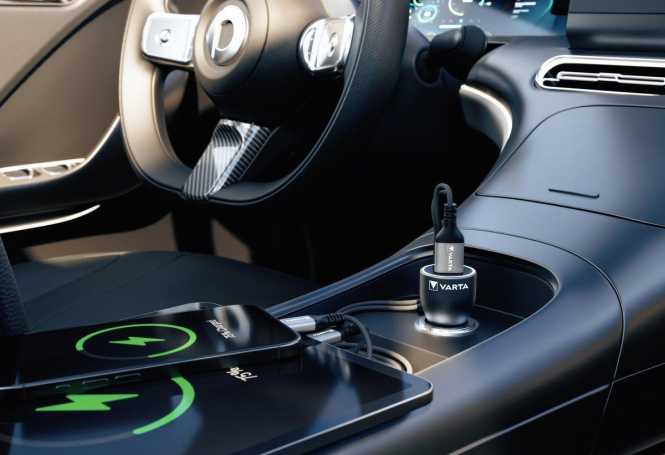 USB-Ladegerät 45 W USB-A USB-C Kfz 