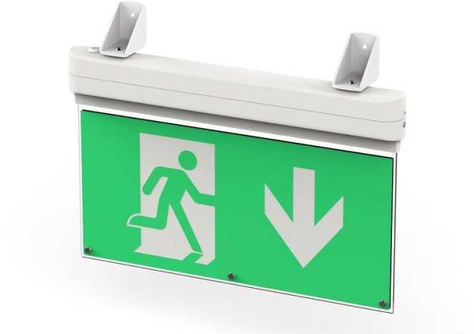 LED-Rettungsleuchte EXITmulti, 2W 6000K inkl.6 Piktogrammen 3h Betrieb 