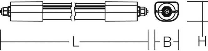 FR-Wannenleuchte PLANOX ECO Farm 20/34W 3050/4950 lm 840 L:1399mm 