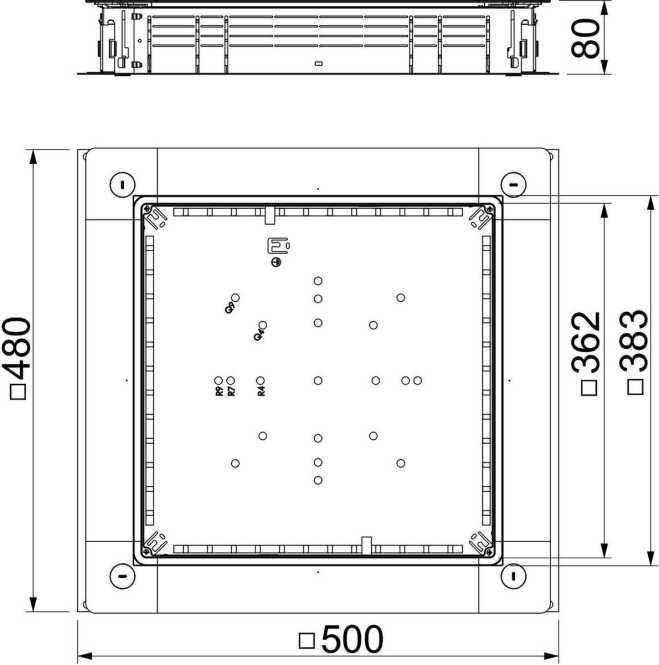 Zug- und Abzweigdose UZD350-4 