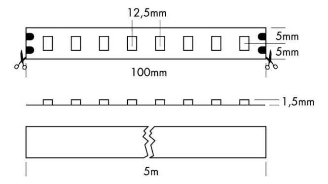FLEX STRIP 400 HE+ MONO 24 VDC 1900 lm/m 4000 K 