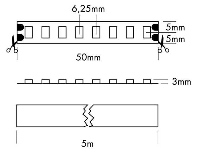 FLEX STRIP IP53 800 HE+ MONO 24 VDC 2400 lm/m 4000 K 