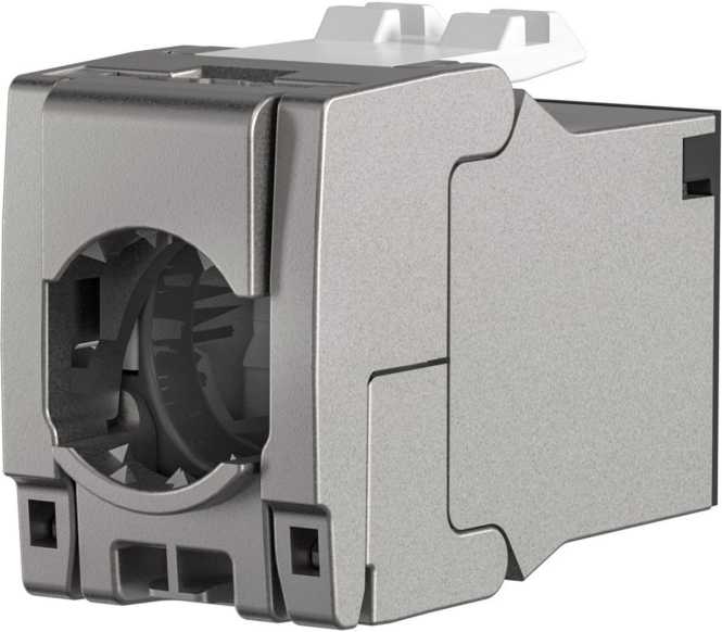 RJ45 Keystone Slimline/Shortbody Kat 6A 