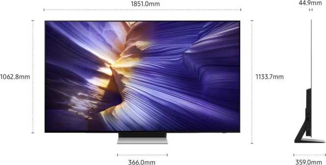 Fernseher 83 Zoll OLED 4K S93F 