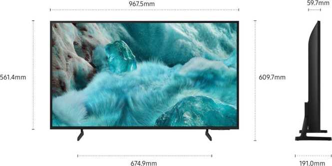 Fernseher 43 Zoll QLED 4K HDR 
