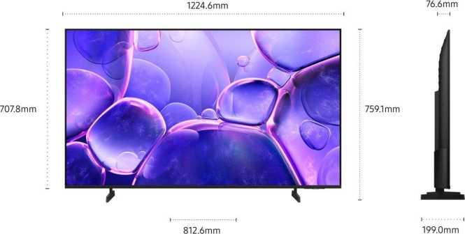 Fernseher 55 Zoll Crystal 4K UHD 