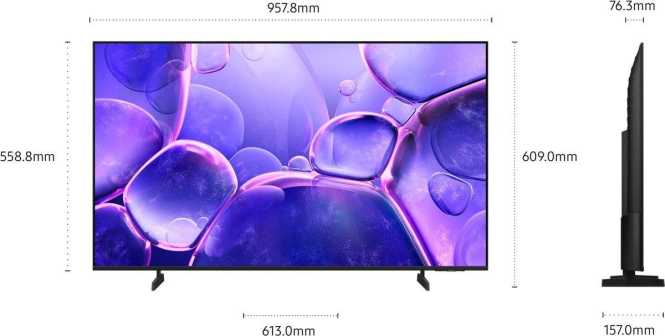 Fernseher 43 Zoll Crystal 4K UHD 