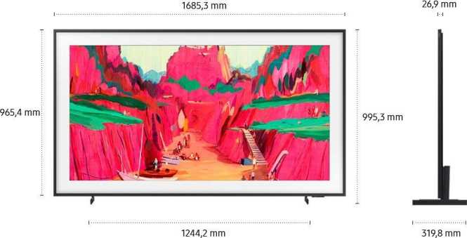 Fernseher LS03FW (2025) 75 Zoll Neo QLED 4K The Frame Pro 
