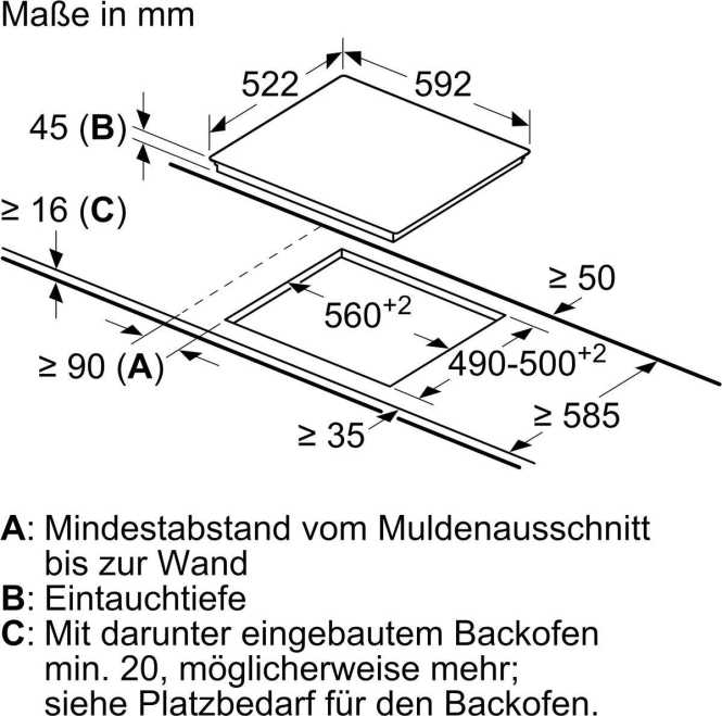 Kochfeld herdgesteuert iQ300 60 cm 
