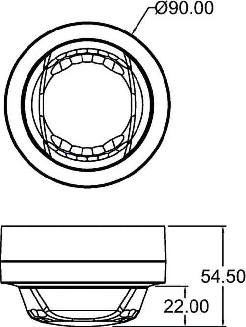 Bewegungsmelder PIRA TC AP 360° IP21 weiß 