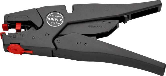 KNIPEX 12 40 200 Selbsteinstellende Abisolierzange  200 mm 