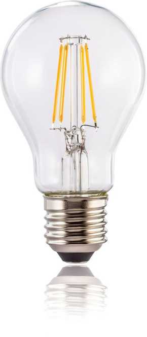 LED-Filament E27 806lm Glühlampe Warmweiß klar dimmbar 