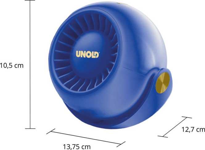 Ventilator Breezy Bowl blau 