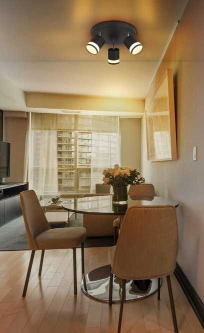 Deckenleuchte 3xGX53-LED 7W 3000K Lucero Opal schwarz 