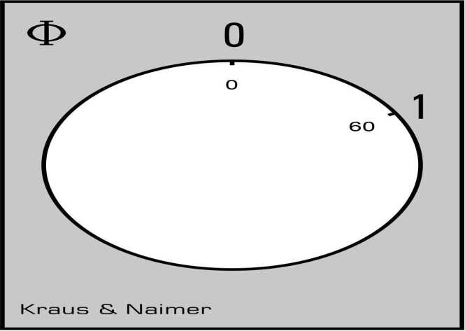 Ausschalter 1polig 60° 45mm-Schnappbefestigung 