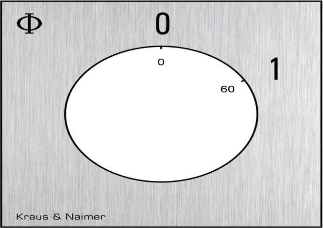 Ausschalter 3polig 60° 4-Lochbefestigung 