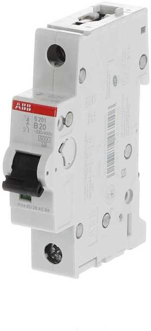 LS-Schutzschalter 1-polig 6kA B-Char 20A 1TE 