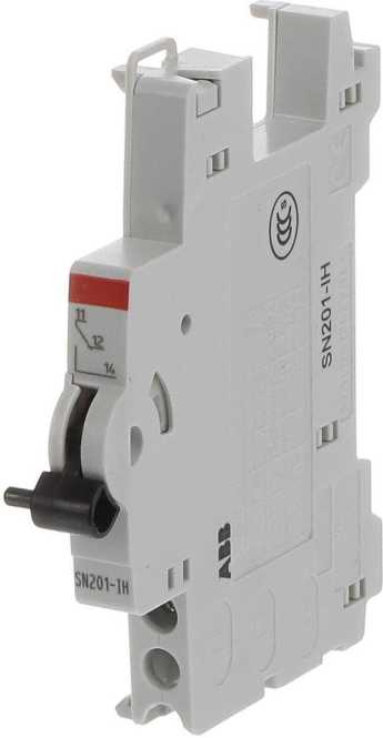 Hilfskontakt und Kopplungsmodul für SN201 und DS203NC 1 Wechsler 2A 