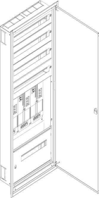Unterputz Zählerverteiler Steiermark Grau leer U-STR-3/1300-3Z/4NZR 
