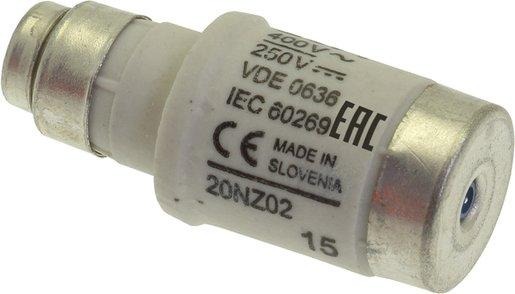 Sicherungseinsatz Niederspannung 20 A AC 400 V D02 gL/gG IEC träge 